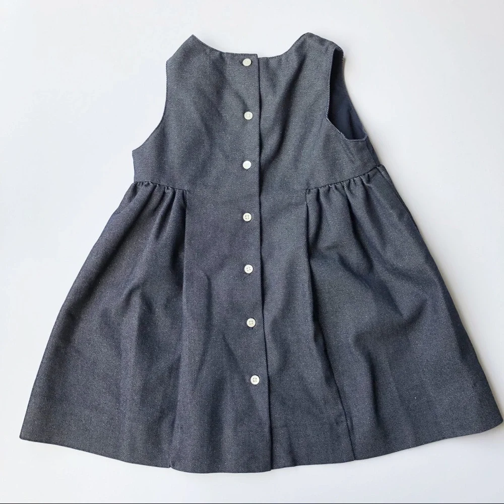 Baby Gap Sparkly Denim Glitter Dress